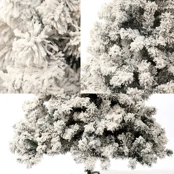 60cm sniego flocking Kalėdų modeliavimas kedro medžio 1,5 m baltos snaigės dirbtinės Kalėdų eglutės parduotuvė mall festivalis apdaila