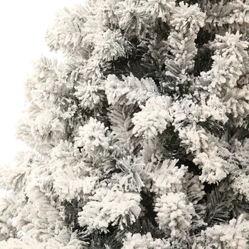 60cm sniego flocking Kalėdų modeliavimas kedro medžio 1,5 m baltos snaigės dirbtinės Kalėdų eglutės parduotuvė mall festivalis apdaila