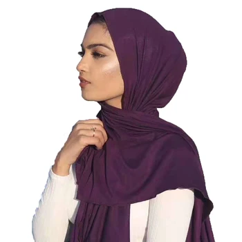 Madinga Moterų Musulmonų Vasaros Plonas Hijab Šalikas Foulard Femme Dydžio Plius Hijabs Islamo Skaros Soild Skarelė Moterims 85*180cm