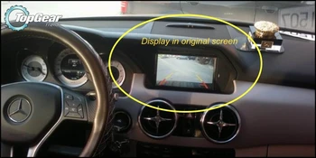 Automobilio vaizdo Kamerą Prijunkite Originalus Gamyklos Ekrane / Stebėti Mercedes Benz GLK MB X204 2008~Kokybės Galinio vaizdo atsarginę Kamerą