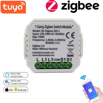 Wifi Tuya Zigbee Smart šviesų Modulis Smart Gyvenimas/Tuya APP Nuotolinio Valdymo pultas,Veikia Su Alexa Echo 