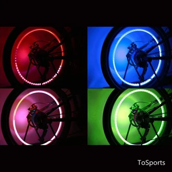 2 vnt Dviračio Rato Žibintai, Apdailos, Automobilių Nuoma, Motociklų LED Lempos Varantys Šviesos Lauko Dviračių Bycicle Varantys Šviesos Priedai