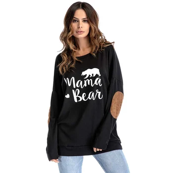 Vintage Marškinėliai Moterims 2020 Naują Laišką, Spausdinti, O-kaklo, ilgomis Rankovėmis Harajuku T-shirt Viršų Moteris Plus Size Streetwear Tee Marškinėliai Femme