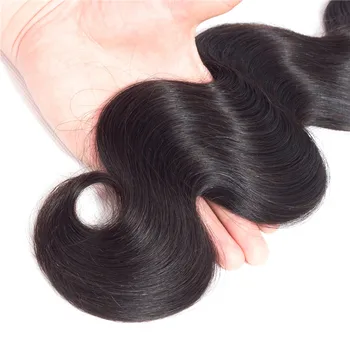 Bling plaukų, Kūno Bangų Paketų Su Uždarymo 2x6 Nėrinių Uždarymo Brazilijos Žmonių Plaukų 3 Ryšulius Su Uždarymo Remy Plaukų Pratęsimo 8-30
