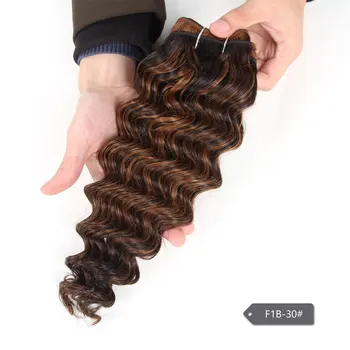Glotnus Plaukai, 1 Gabalas, Tik Brazilijos Gamtos Giliai Banga Ryšulių Žmogaus Plaukų Pynimas Spręsti #F1B-30 P4-27 Remy Hair Extension