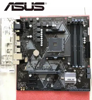 Darbastalio plokštė ASUS B450M-SVARBIAUSIAS AMD B450 AM4 DDR4 palaiko RYZEN CPU M-ATX AURA RGB NAUDOJAMAS mainboard PARDAVIMO