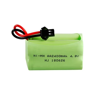 4.8 V 2400mAh nimh baterija SM prijunkite Nuotolinio Valdymo žaislas, automobilių laivą 4*AA NI-MH baterija nemokamas pristatymas 4.8 V NIMH baterijos