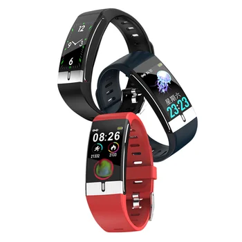 E66 Kūno Temperatūra Smartwatch EKG PPG Smart Watch Širdies ritmo Sekimo Apyrankės Kraujo Spaudimą ir Deguonies Stebėti Sporto Apyrankė