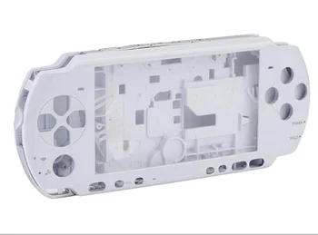 Baltas PSP 1000 PSP1000 PSP 2000 PSP3000 PSP 3004, Pilnas Korpusas Case Cover Užbaigti Konsolės Korpuso Mygtukai + Lipdukas + Varžtas