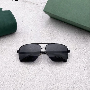 2021 naujas krokodilo odos vyrai retro akiniai nuo saulės, akiniai nuo saulės vyrams mados prekės ženklo dizaino akiniai nuo saulės vairuotojo uv400 akiniai