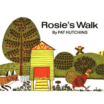 Rosita Pėsčiomis Iki Pat Hutchins Švietimo anglų Paveikslėlį Mokymosi Knyga Kortelės Istorija Knyga Kūdikių Vaikams Dovanos Vaikams