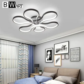 BWART modernios led šviestuvo gyvenimo kambario, miegamasis aliuminio korpuse, nuotolinio valdymo namų liustra apšvietimo lempa, šviestuvas, ZX8017