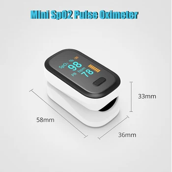 Nešiojamų Pulse Oximeter Piršto Oximetro De Dedo OLED Kraujo Deguonies Širdies ritmo Monitorius SpO2 PR Oxymeter Sveikatos Priežiūros Pulsioximetro
