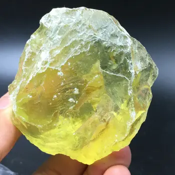 1pcs 72g Natūralus citrinas rašė Kristalų Neapdorotais Žalio Akmens Uolienų Mėginių Brazilija