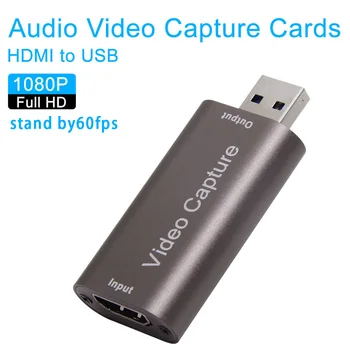 Vaizdo įrašymo Plokštę 1080P HDMI-suderinama Su USB 3.0 Filmavimo Kortelės Įrašymo Langelį Žaidimas DVD vaizdo Kamera Srautinės Transliacijos