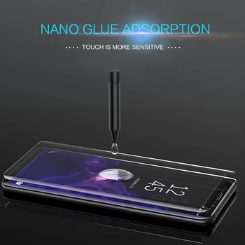 UV Pilnas draudimas Screen Protector, iphone, 11 pro X XR XS MAX Apsauginis Stiklas iphone 6s 7 8 nano plus Skystis Grūdintas Stiklas