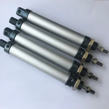 Pagimdė 25mm X25mm insulto dvigubo veiksmo rūšis Aliuminio Lydinio Mini Cilindrų pneumatinio cilindro oro balione