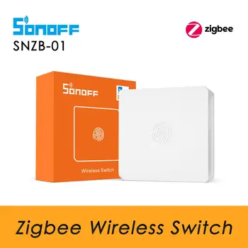 SONOFF SNZB 01 Zigbee Bevielio ryšio Jungiklis Dirbti su Sonoff Zigbee Tilto Stebulės eWeLink App, Zigbee 