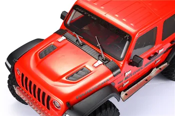 CENTRINIS SCX10 III JEEP Wrangler gaubtu dekoratyvinės plokštės jeep statramsčio šviesos pusėje, kampe anti-scratch plokštė