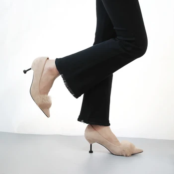 Naujas atvykimo Siurbliai Moterų Batai aukštos kokybės klasikinės Kojų Aukšti Kulniukai Siurblys