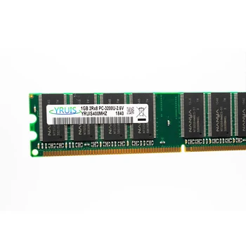 Yruis Ddr 1G Pc Ram Memory Dimm 2.6 V 184Pin Darbalaukio Ram Vidinės Atminties Ram Kompiuterinių Žaidimų Ram(400Mhz)