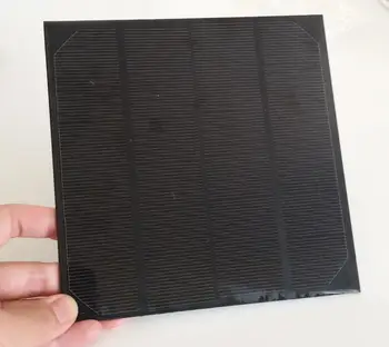 Mini monokristalinius saulės skydelis, 6 V 4.5 M 720MA Aukštos kokybės saulės elementų skydą, kad saulės elektros energijos tiekimo.duoti diodai nemokamai
