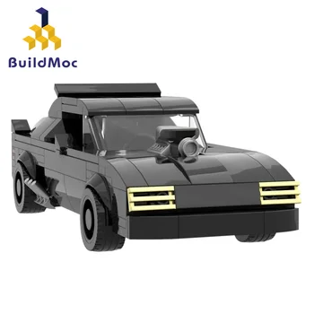 Buildmoc Max Black Interceptor Technicle Raumenų Automobilių Superautomobilį Modelio Blokai Variklio Žaislai Vaikas Dovana