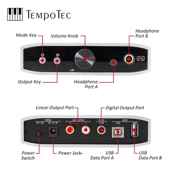 TempoTec Serenada iDSD USB DAC &Ausinių Stiprintuvą, PC 