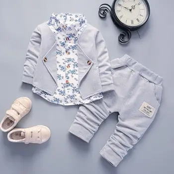 2vnt/komplektas 2020 m. 12 mėnesių 2 3 4 metų pavasario drabužių vaikams berniukas kūdikių drabužiai vaikams laisvalaikio medvilnės striukės, kelnės berniukams, sporto apranga