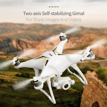 X6 Profesinės Drone Gps 4K vaizdo Kamera Reguliuojamas Brushless Rc Quadcopter 5G Sekite Mane WiFi Fpv Selfie Quadrocopter Kamera Drone