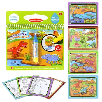 Montessori Spalvinimo Knygelė Magija Parkeris Tapybos, Piešimo Lenta Žaislai Vaikams, Vaikams Magija Vandens Piešimo Knyga Gimtadienio Dovana
