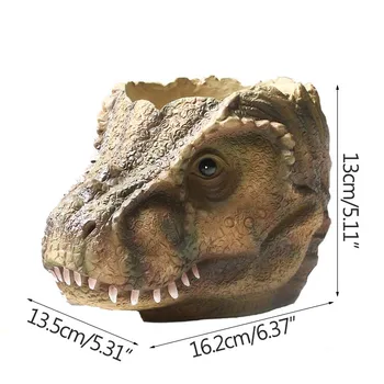 Strongwell Sielovados Tyrannosaurus Galvos Profilis Vazonas Dervos Vazonas Amatų Vazonas Bonsai Vazoninių Sodinamoji Namų Puošybai