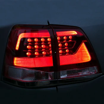 Toyota Land Cruiser 200 LC200 2008-2012 M. 2013 M. M. M. LED Automobilio Galiniai Stabdžių Šviesos Atvirkštinio Žibintas posūkio signalo Galiniai rūko žibintai