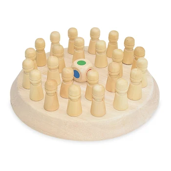 Vaikai Mediniai Atminties Rungtynės Stick Šachmatų Žaidimas Įdomus Blokuoti Stalo Žaidimas Švietimo Spalva Pažintinių Gebėjimų Žaislai Vaikams Dovanų