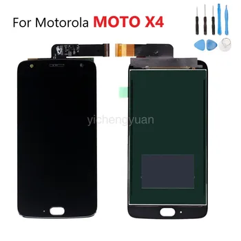Originalą Motorola Moto X4 XT1900 LCD Ekranas Jutiklinis Ekranas skaitmeninis keitiklis Susirinkti Moto X4 Ekranas LCD Ekranas Nemokamas Pristatymas