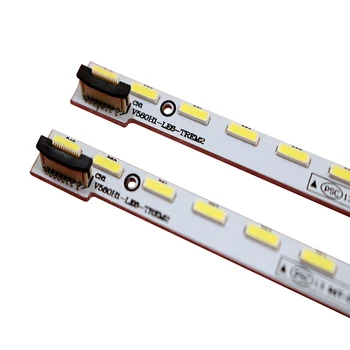 Naujas 5 VNT*64LEDs 721MM LED apšvietimo juostelės V580H1-LE6-TREM2 už LED58K280J V580HJ1-LE6