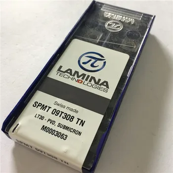 SPMT09T308TN 30 Originalus LAMINA karbido įterpti su geriausios kokybės 10vnt/lot nemokamas pristatymas