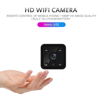 X6 Mini Kamera HD 1080P Mikro Kamera, Sporto DV Vaizdo Mažas Fotoaparatas, Kamera WiFi Tinklo IP Kameros Infraraudonųjų spindulių Kamera Judesio DVR