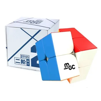 YJ MGC 2x2 Magnetinio magic cube Yongjun MGC greitis magic puzzle Brain Kibinimas Švietimo žaislai vaikams neo kubas galvosūkiai