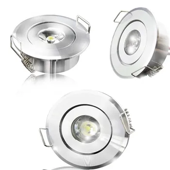 Mini Įleidžiamas LED Lubų šviestuvas LED Downlight 1.5 W DC12V Vietoje Šviesos Virtuvės, Miegamojo Vitrina Spinta Spinta Naktį Šviesos