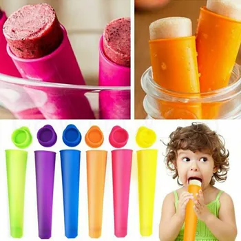 100vnt/Pak Plastmasės FDA Popsicles Formų Šaldiklio Krepšiai Ledai Pop Formavimo Pelėsių 