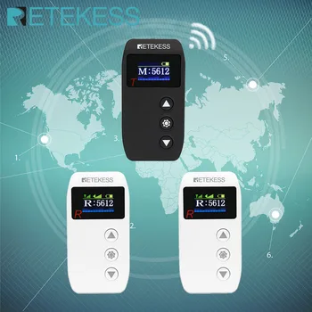 RETEKESS TT110 2,4 GHz Belaidžio ryšio Gido Sistema, Siųstuvas+2 Imtuvas Muziejus Vyriausybės Konferencijos Gamyklos Mokymo Bažnyčia