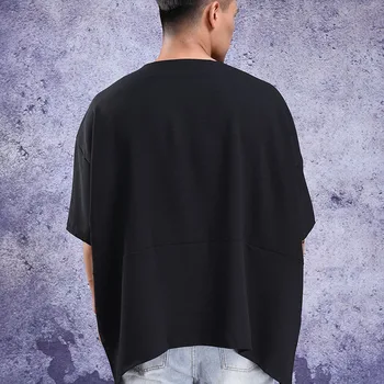 Naujas korėjos versija vasarą prieš ir po laisvas ilgas gpgb marškinėliai kieto spalvų septyni-Šifono rankovėmis t-shirt