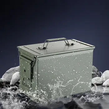 Aukštos Kokybės Metalo Šaudmenys Gali Vandeniui Visų Metalinių Įrankių Dėžės, ilgalaikio Saugojimo Bullet Box Ličio Baterijos Sprogimo-įrodymas Langelį