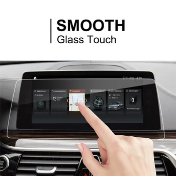 BMW 5 Serijos G30 530e M550i 10.2-Inch Screen Protector Anti Nulio, Didelio Aiškumo Grūdintas Stiklas Touch Screen Protector