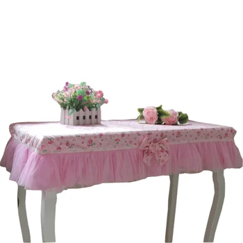 Sielovados gėlių mažas staltiesė pink rose išmatose padengti apsauga nuo dulkių gėlių modelio kabineto padengti dydis individualų