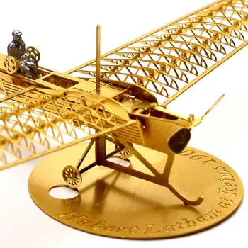 1/160 Antoinette IV 1909 Masto Žalvario Išgraviruotas Modelio Rinkinys Lėktuvas 3D 
