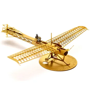 1/160 Antoinette IV 1909 Masto Žalvario Išgraviruotas Modelio Rinkinys Lėktuvas 3D 