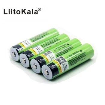 2VNT Liitokala 2019 Originalus 18650 NCR18650B 3400mAh Li-lon baterija NE PCB), 3,7 V+ Laikymo dėžutė