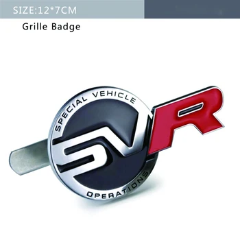 SV SVR Logotipas, Emblema, Skirta Land Rover Range Rover Sport 